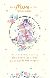 Disney Cute Eeyore & Piglet Design Mother's Day Card